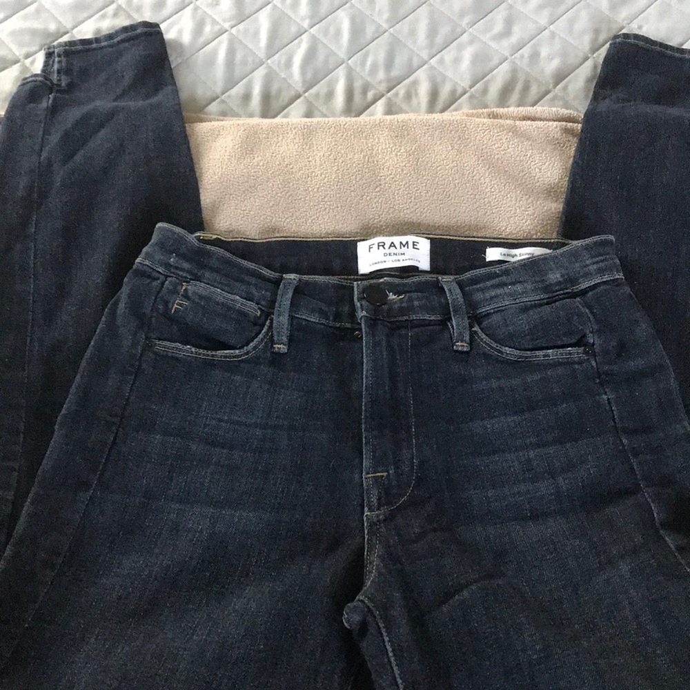 Frame denim Le High Skinny Side Step Jeans